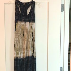 Tie Dye Maxi Sleeveless Dress